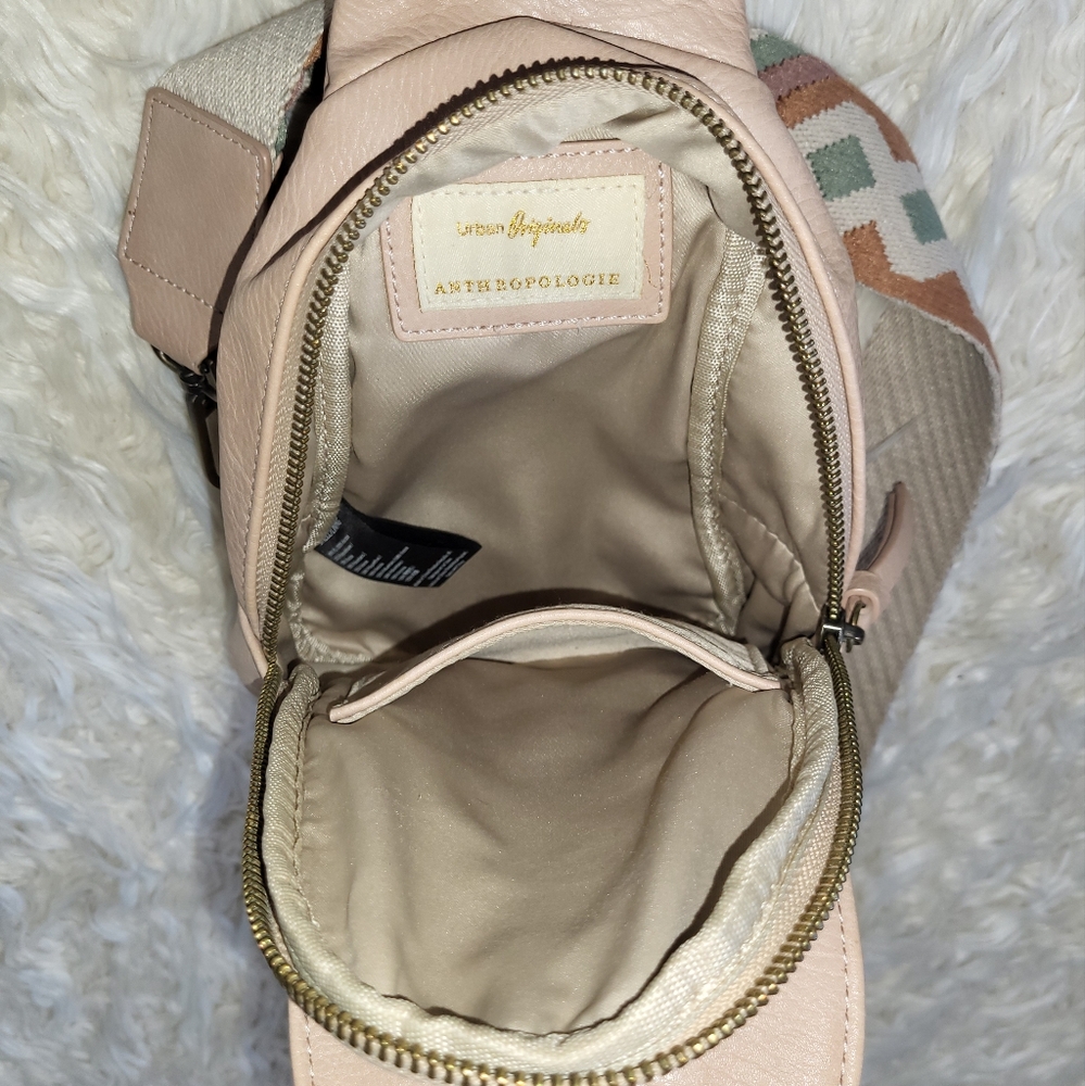 Anthropologie Urban Originals Liberty Cross-Body Bag in Blush Pink - Picture 10 of 15